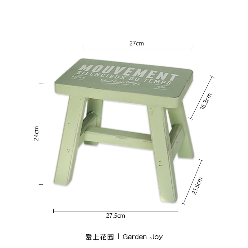 Wooden Do Old Flower Bench for Garden and Yard Plant Rack Balcony Vertical Flowerpot Base Stable and Practical Indoor Gardening